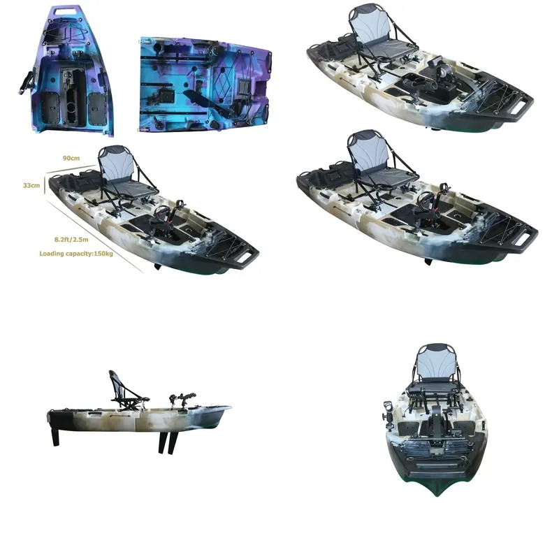 Fishing Boat Seat - 8피트 모듈식 1인승 핀 페달 드라이브