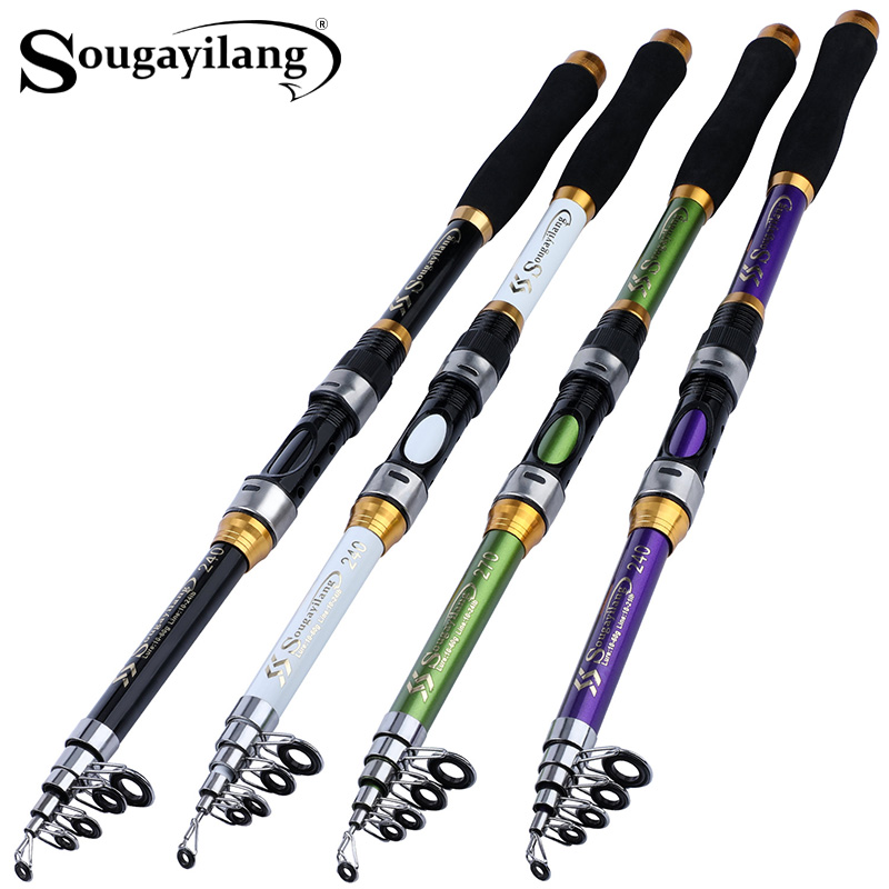Fishing Boat Fiberglass - Sougayilang 4 색 접이식 낚싯대 1.8
