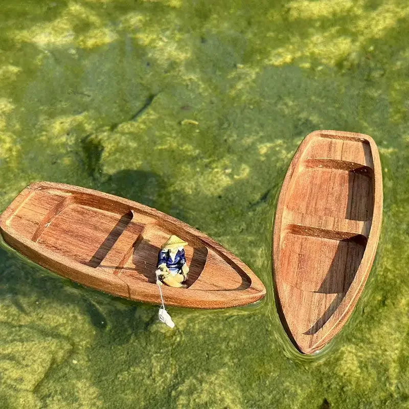 수제 나무 보트 미니 부동 보트 모델 어부 고양이 낚시 - Fishing Boat Oar 리뷰 및 가격