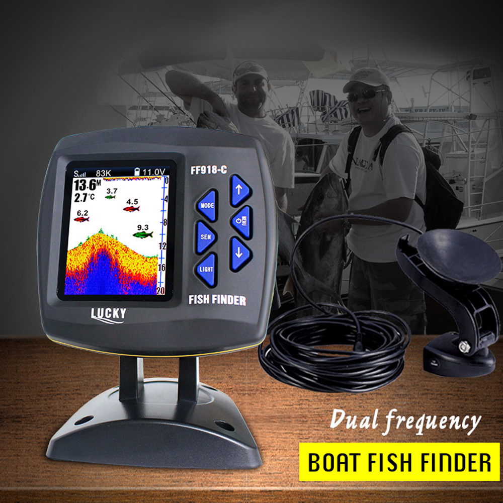 FF918-C100DS 컬러 스크린 유선 어군 탐지기, - Fishing Boat Depth Finder 리뷰 및 가격