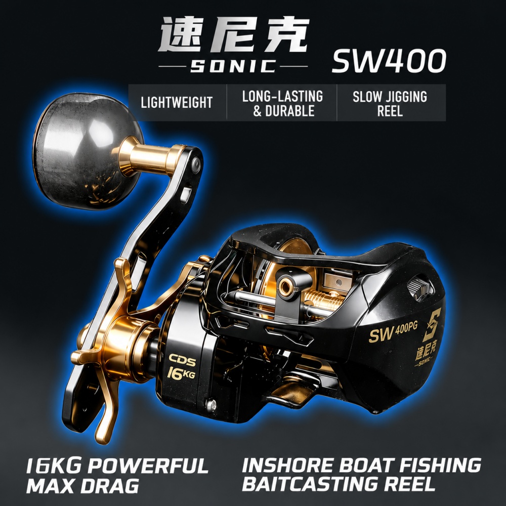 바닷물 지깅 베이트캐스팅 릴 16kg 드랙 클릭 사운드 - Fishing Boat Anchor 리뷰 및 가격