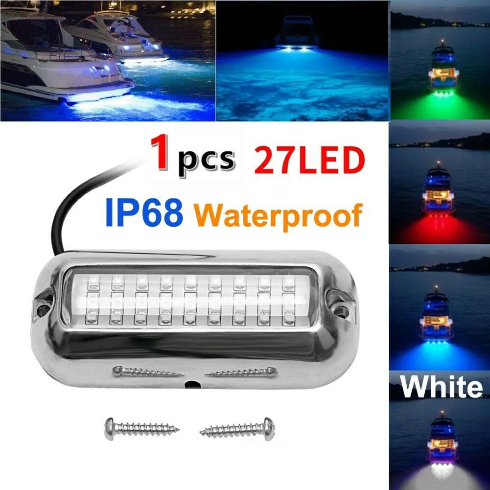 27LED 스피드 보트 조명, 스테인레스 스틸 수중 폰 - Fishing Boat Navigation Light 리뷰 및 가격